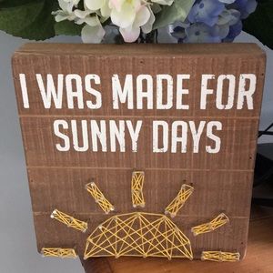 Wall decor with nail & string design.